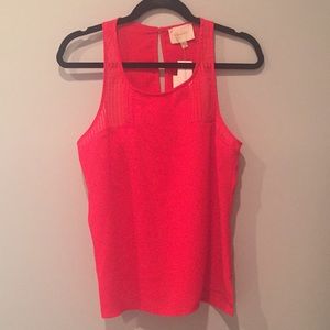 Red dress tank